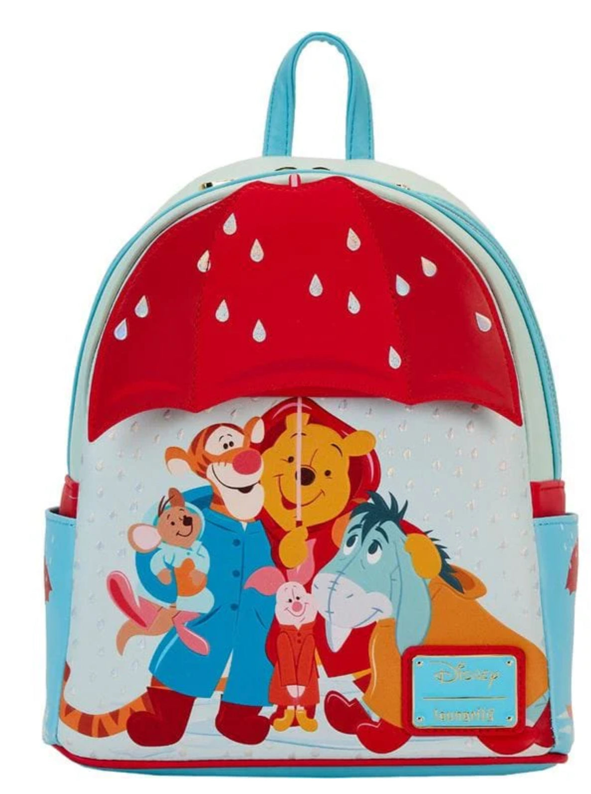 LOUNGEFLY WINNIE THE POOH AND FRIENDS RAINY DAY MINI BACKPACK