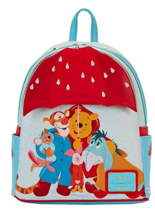 LOUNGEFLY WINNIE THE POOH AND FRIENDS RAINY DAY MINI BACKPACK