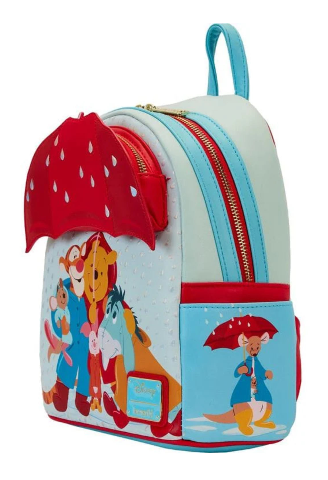 LOUNGEFLY WINNIE THE POOH AND FRIENDS RAINY DAY MINI BACKPACK