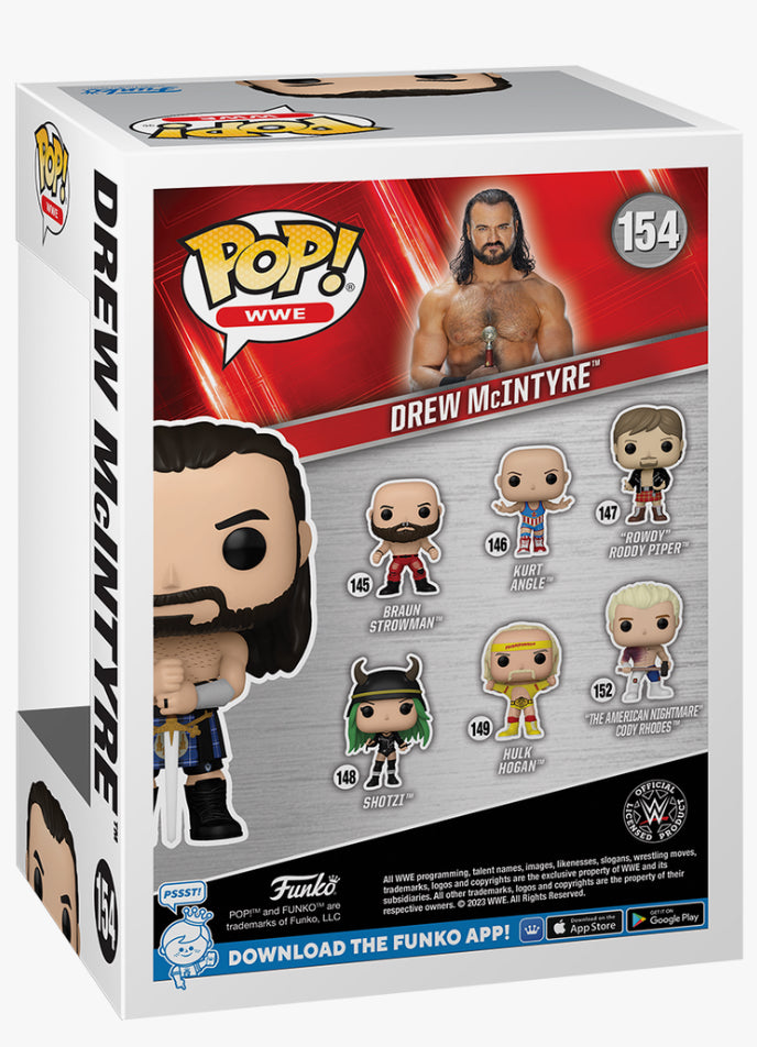 WWE Drew McIntyre with Sword Funko Pop! Vinyl Figure #154