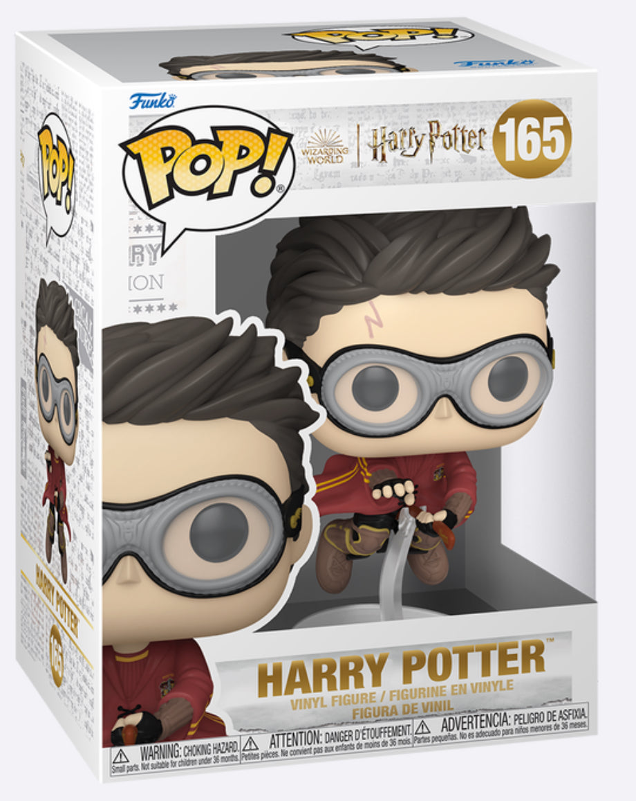 Harry Potter and the Prisoner of Azkaban Harry Potter with Broom (Quidditch) Funko Pop! Vinyl Figure #165