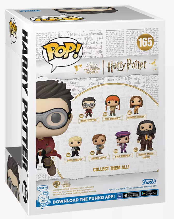 Harry Potter and the Prisoner of Azkaban Harry Potter with Broom (Quidditch) Funko Pop! Vinyl Figure #165