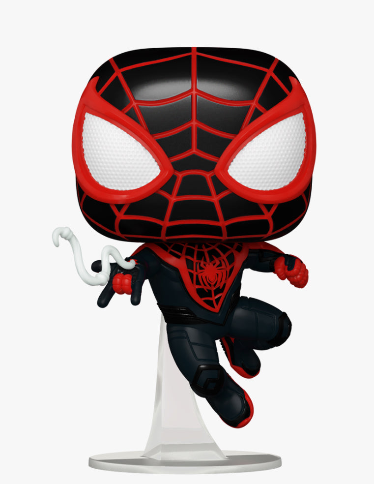 Spider-Man 2 Game Miles Morales Upgraded Suit Funko Pop! Vinyl Figure #970