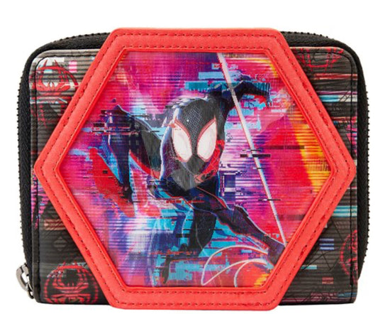 Loungefly Marvel Across The Spider-Verse Lenticular Zip Wallet