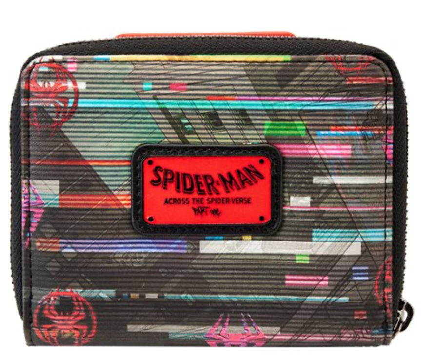 Loungefly Marvel Across The Spider-Verse Lenticular Zip Wallet