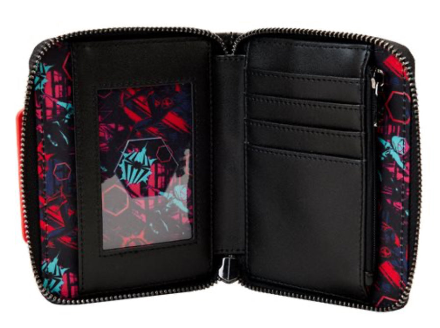 Loungefly Marvel Across The Spider-Verse Lenticular Zip Wallet