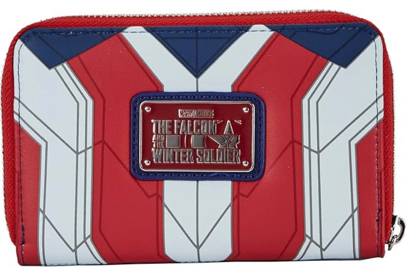 Loungefly Marvel Falcon Captain America Cosplay Zip Around Wallet