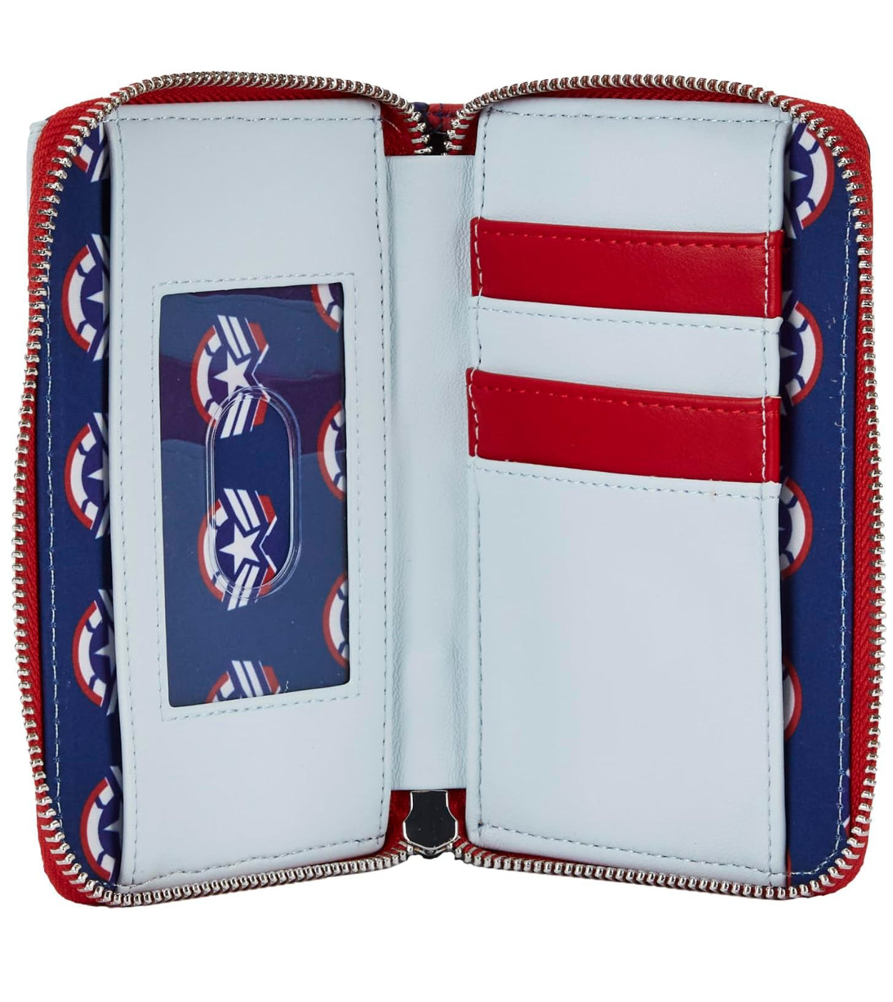 Loungefly Marvel Falcon Captain America Cosplay Zip Around Wallet