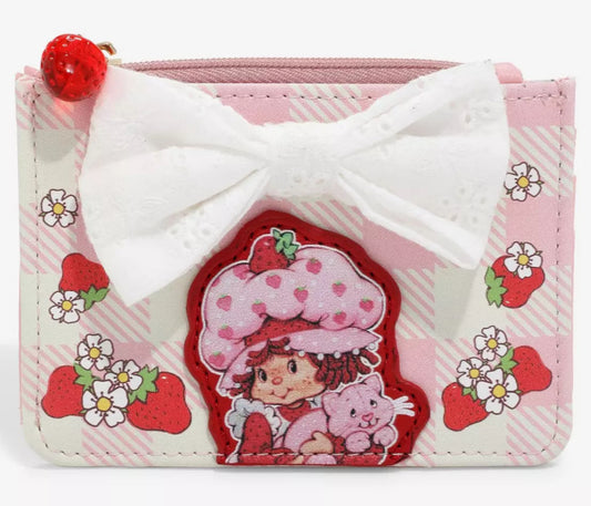 Strawberry Shortcake Gingham Bow Wallet