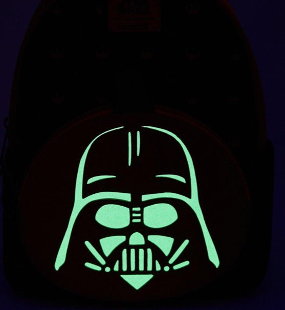 Loungefly Star Wars Darth Vader Glow-in-the-Dark Jack-o-Lantern Backpack