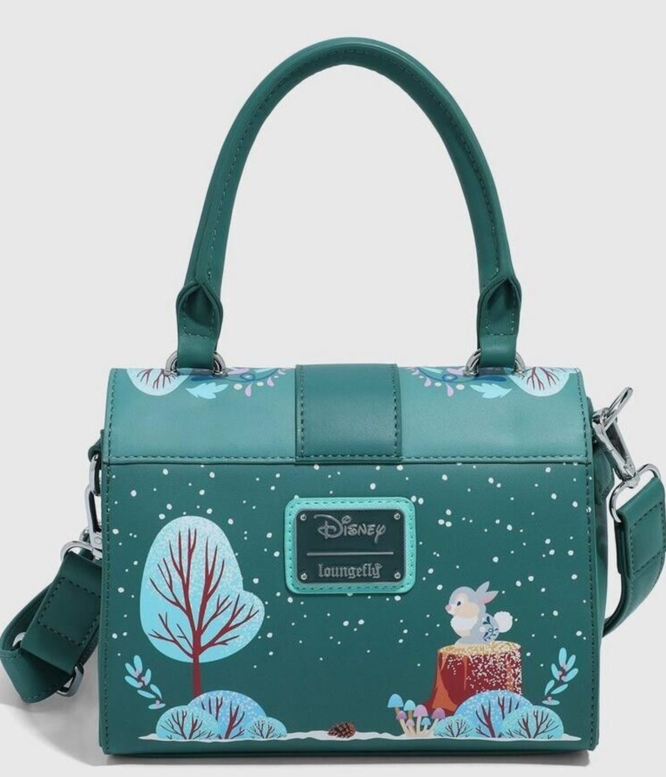 LOUNGEFLY DISNEY BAMBI WINTER FOLK CROSSBODY BAG