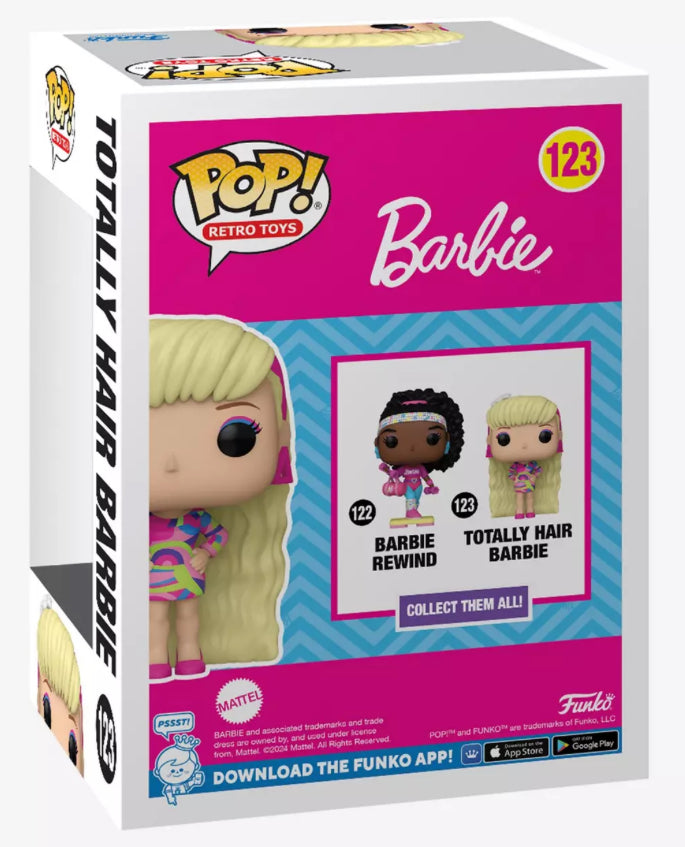 Funko Pop! Barbie 65th Anniversary #123 Totally Hair Barbie Vinyl Figure