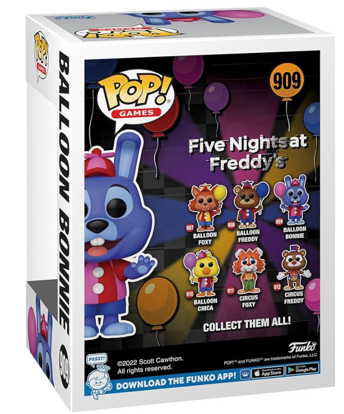 Funko Pop! Five Nights at Freddy's #909 Balloon Bonnie Vinyl Figure