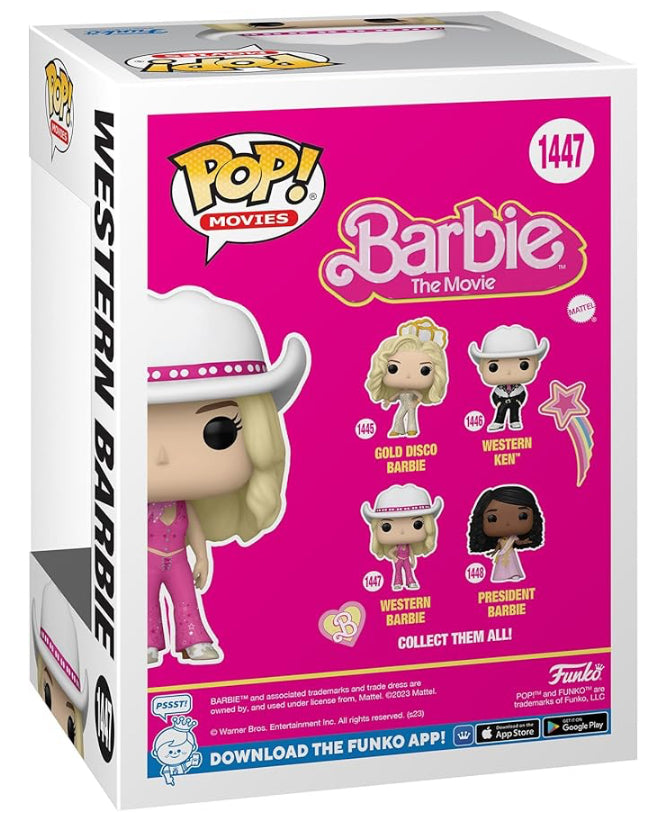 Funko Pop! Barbie Movie #1447 Western Barbie Vinyl Figure