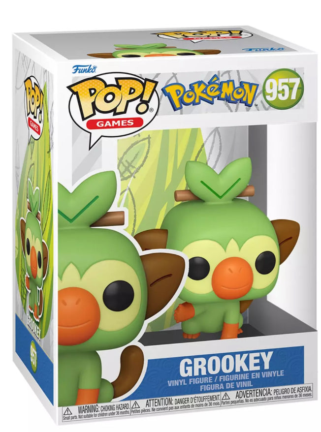 Funko Pop! Pokemon #957 Grookey Funko Pop! Vinyl Figure