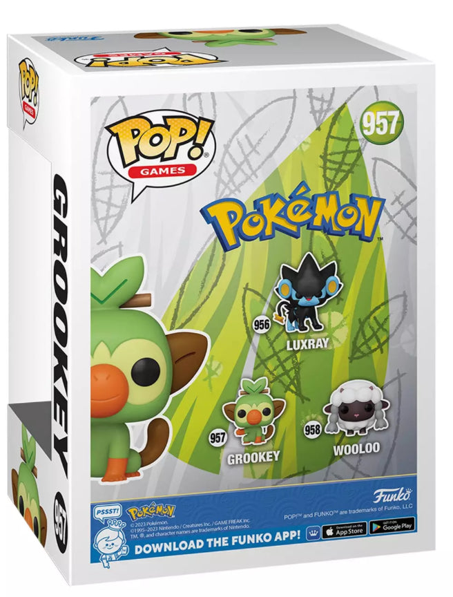 Funko Pop! Pokemon #957 Grookey Funko Pop! Vinyl Figure