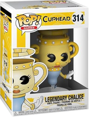 Funko Pop! Games: Cuphead #314 Legendary Ghost Collectible Figure