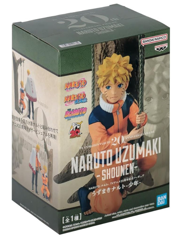 BanPresto Naruto 20th Anniversary - Uzumaki Naruto Kids Statue