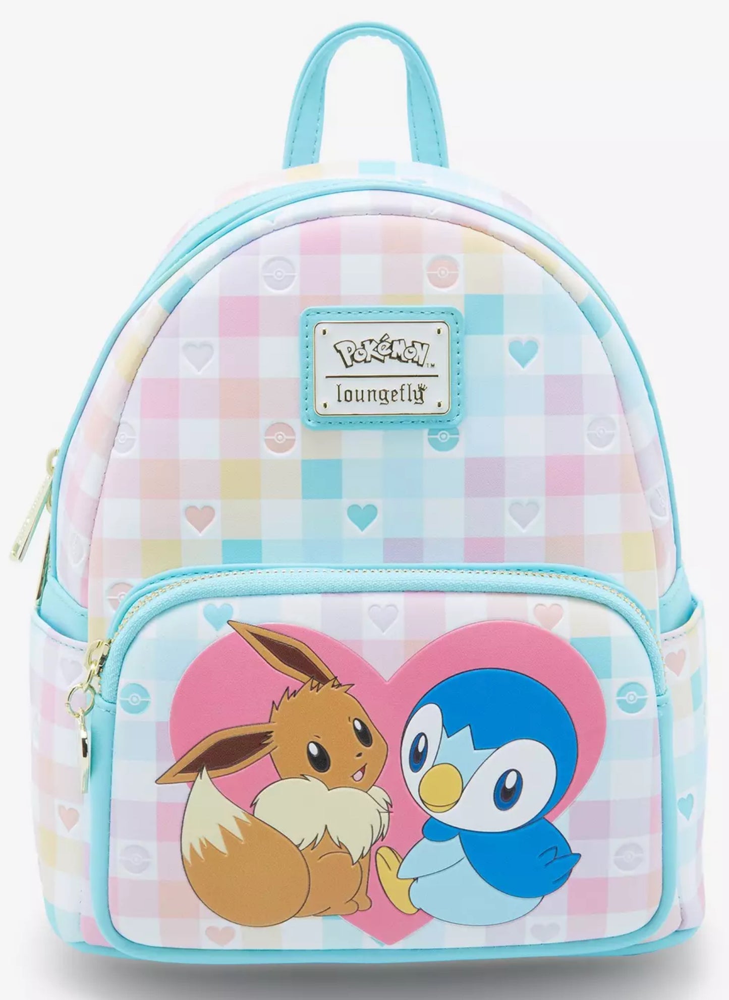 Loungefly Pokémon Eevee and Piplup Besties Mini Backpack