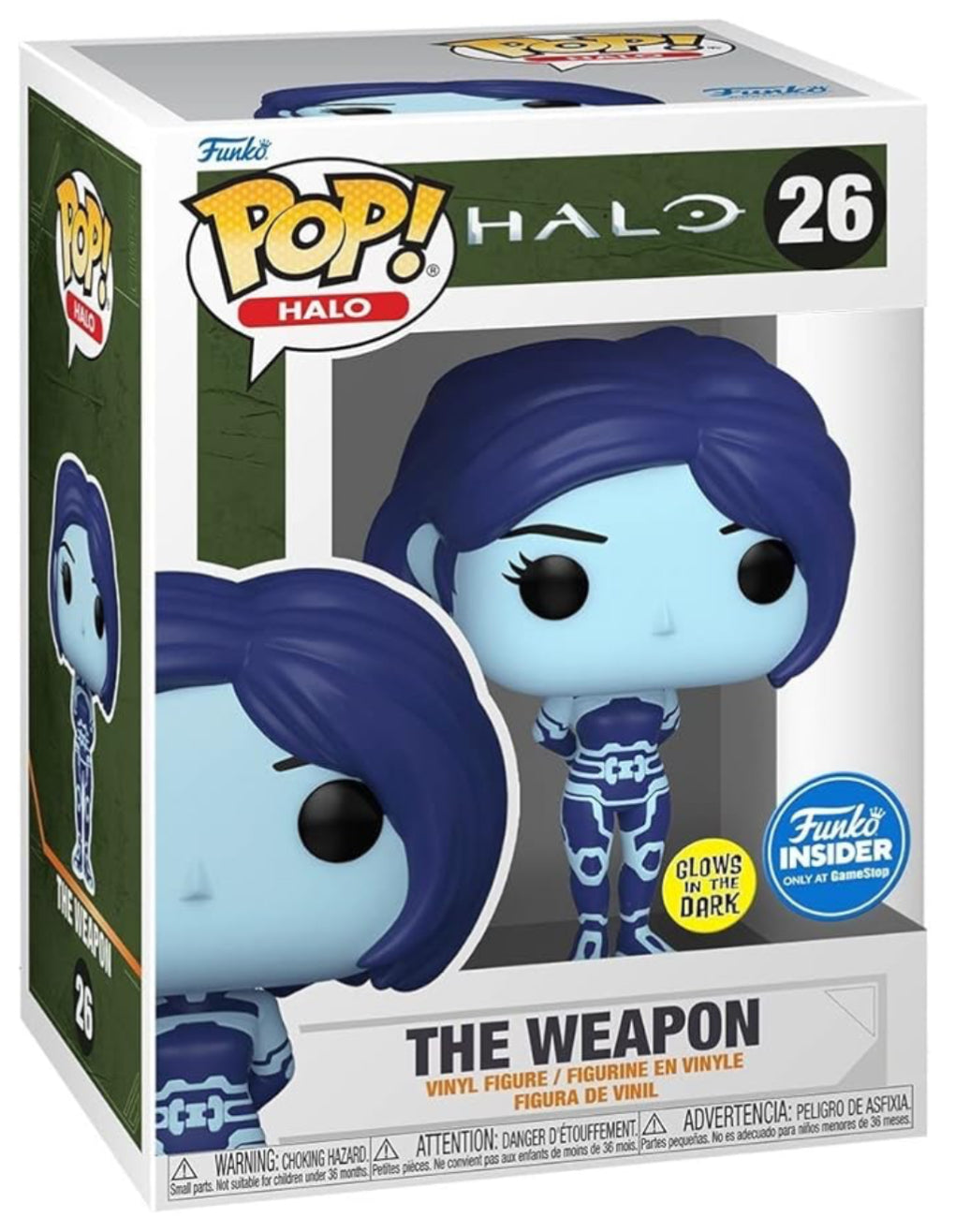 Funko Pop! Halo #26 The Weapon Glow In The Dark