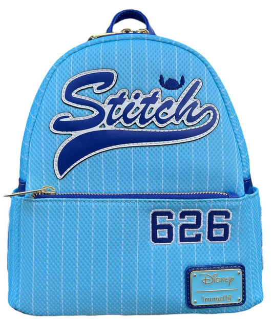 Loungefly Disney Lilo & Stitch Team Stitch Jersey Mini Backpack