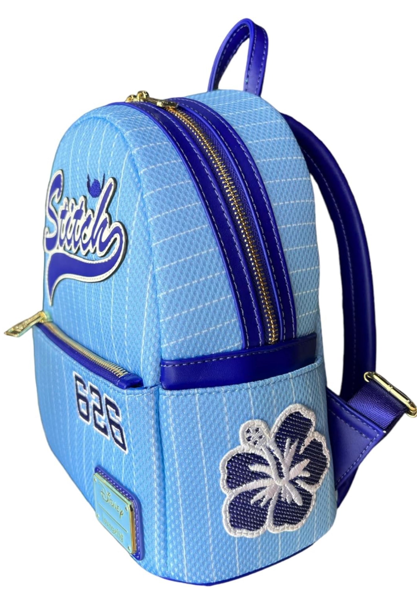 Loungefly Disney Lilo & Stitch Team Stitch Jersey Mini Backpack