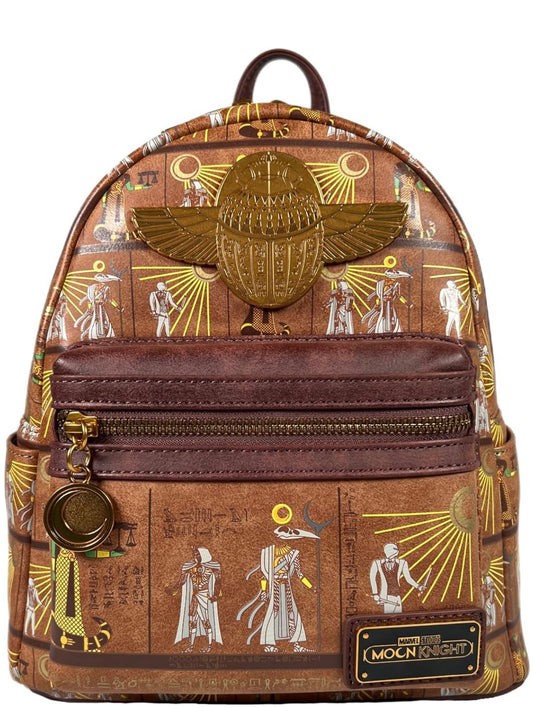 Loungefly Marvel Moon Knight Hieroglyphics Mini Backpack