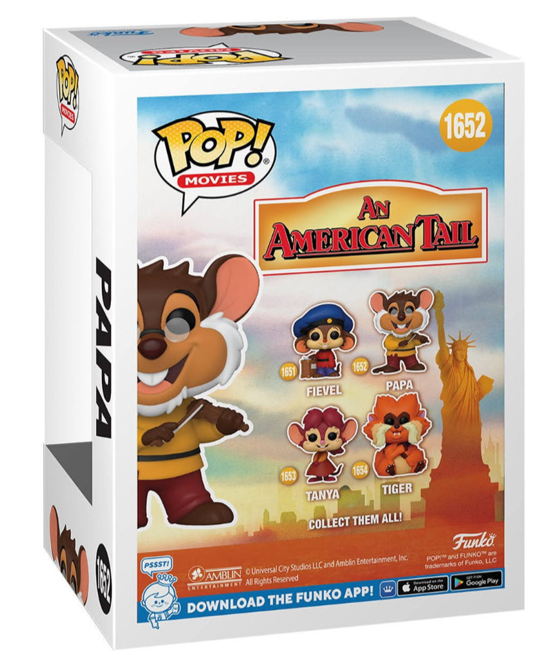 Funko Pop! Movies An American Tail #1652 Papa Vinyl Figure