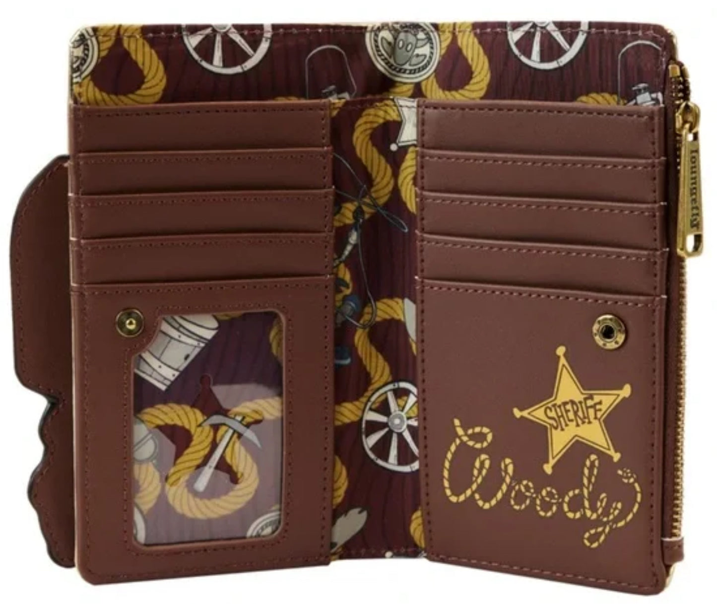 Loungefly Disney Toy Story Woody Puppet Flap Wallet