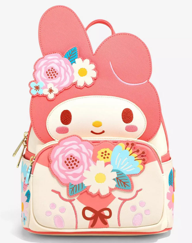 Loungefly Sanrio My Melody Figural Floral Mini Backpack