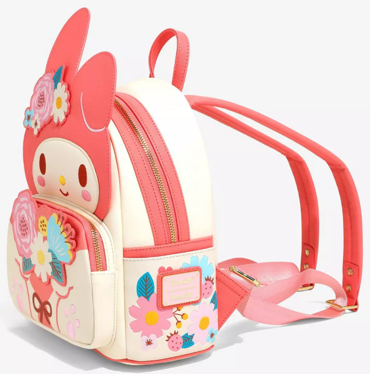 Loungefly Sanrio My Melody Figural Floral Mini Backpack