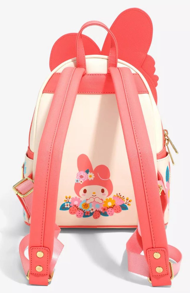 Loungefly Sanrio My Melody Figural Floral Mini Backpack