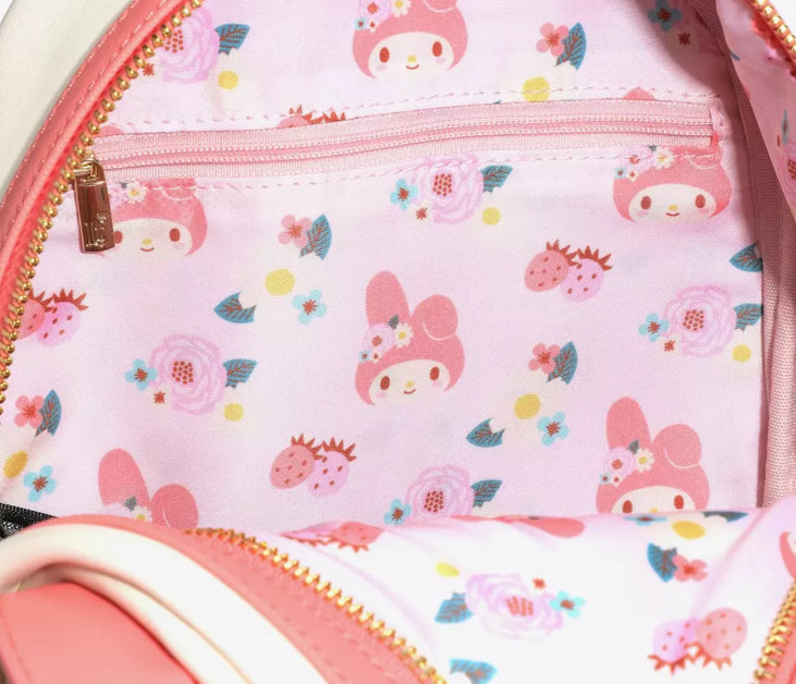 Loungefly Sanrio My Melody Figural Floral Mini Backpack