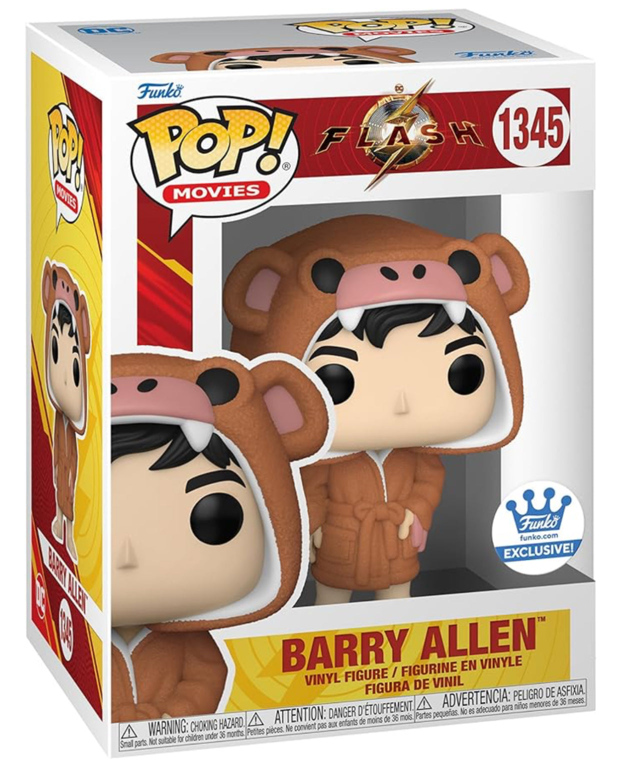 Funko Pop! The Flash #1345 Barry Allen in Monkey Robe Vinyl DC Exclusive Figure