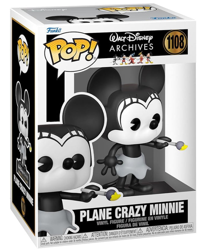 Funko Pop! Disney Archives Minnie #1108  Plane Crazy Minnie (1928)