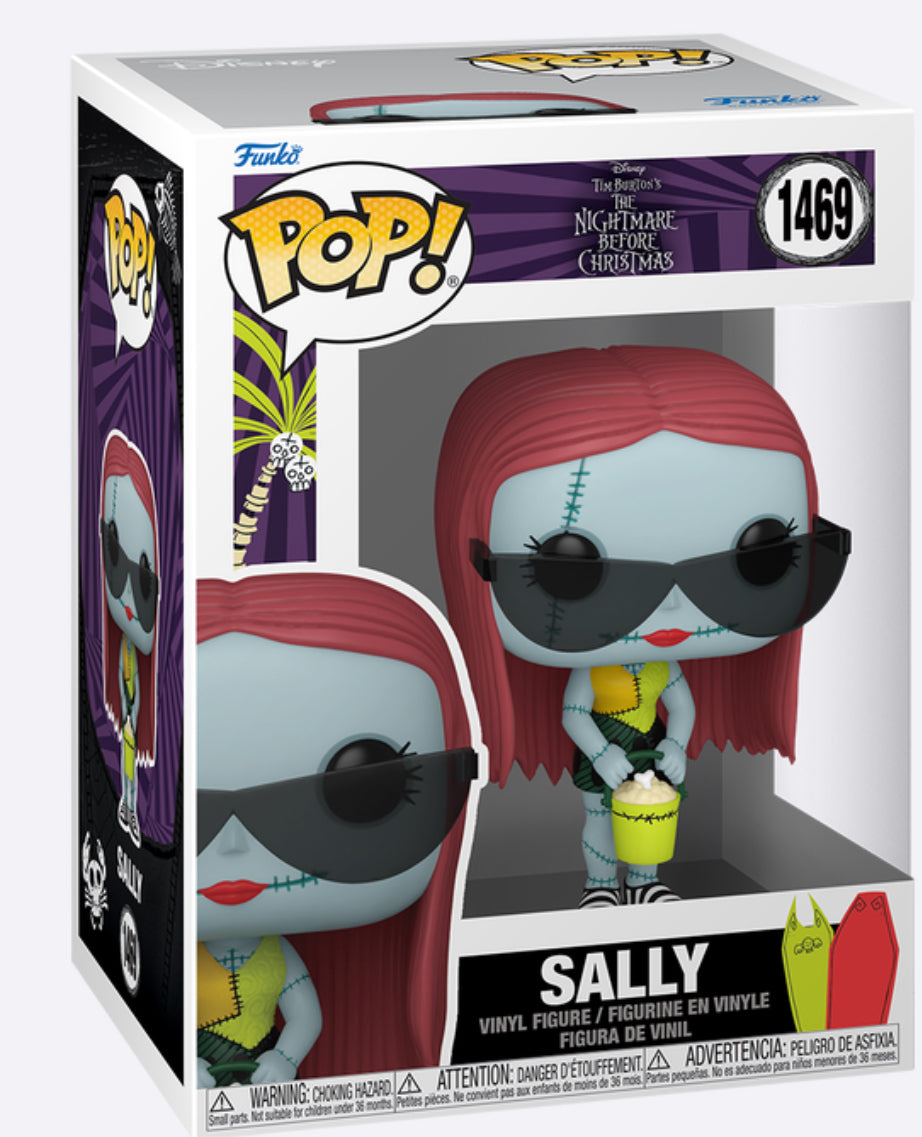 Funko Pop! The Nightmare Before Christmas #1469 Sally with Glasses (Beach) Vinyl Figure