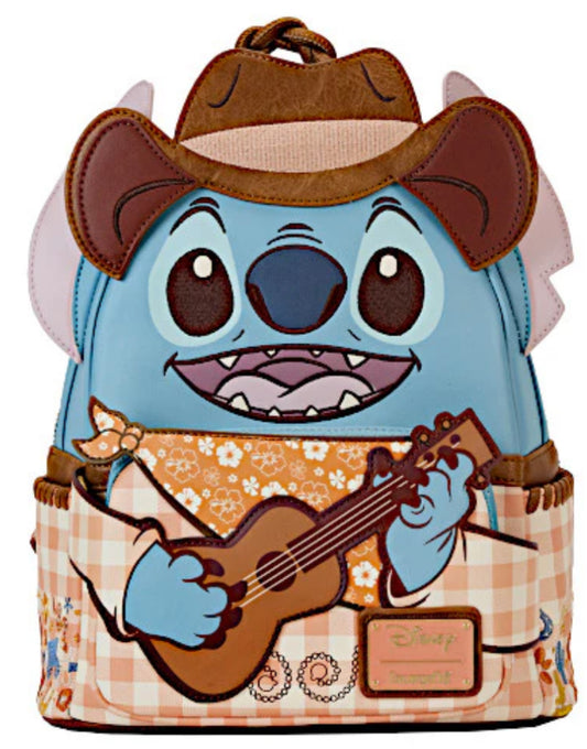 Loungefly Disney Lilo and Stitch Western Stitch Cosplay Mini Backpack