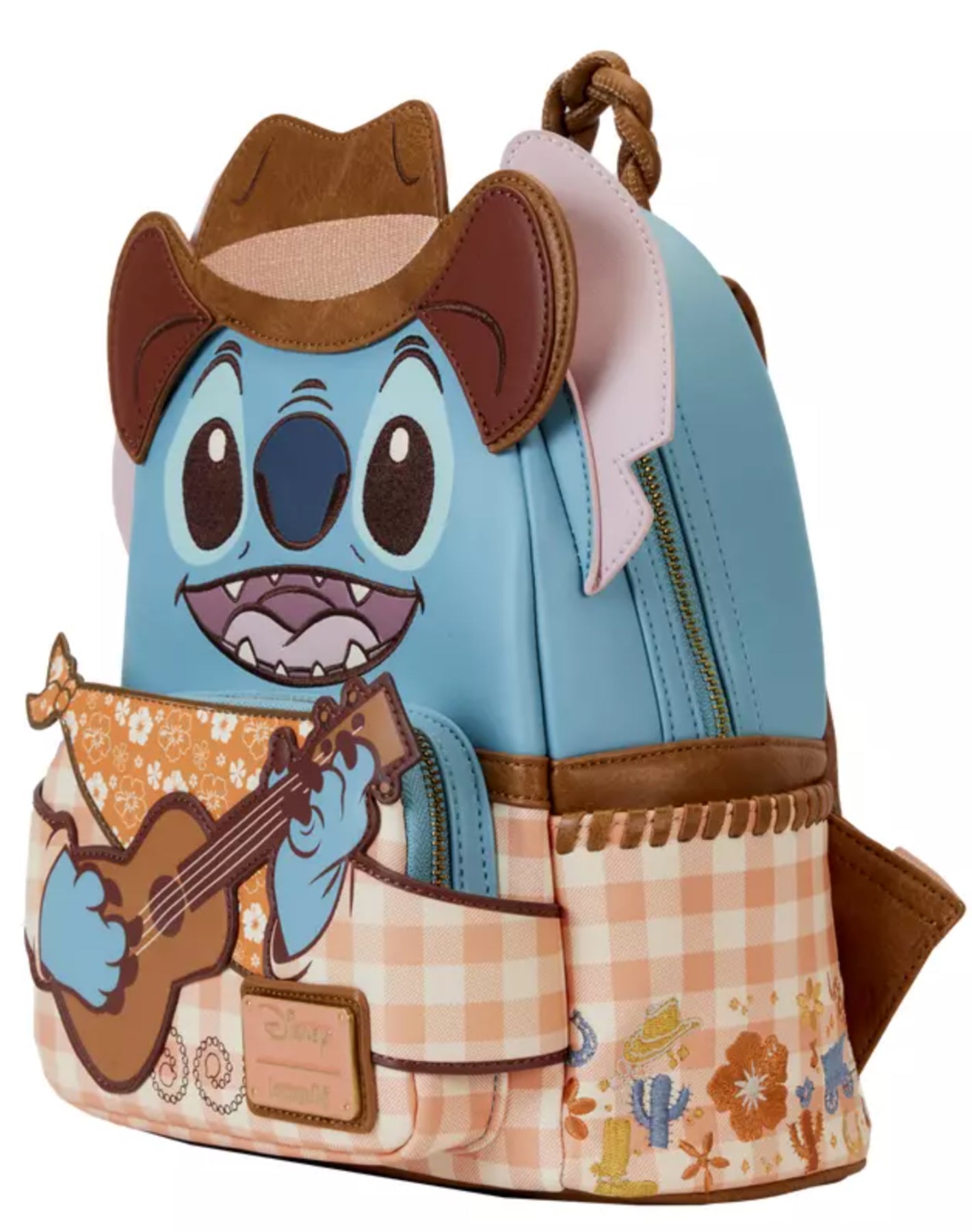 Loungefly Disney Lilo and Stitch Western Stitch Cosplay Mini Backpack