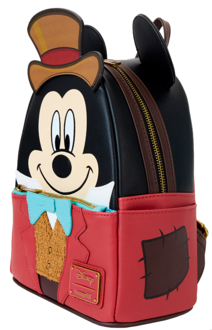 Mickey Mouse Christmas Carol Bob Cratchit Cosplay Mini Backpack