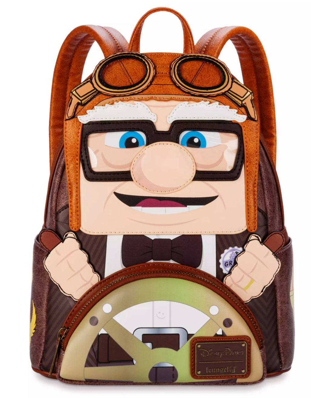 Disney Parks Pixar Up Carl Fredricksen Loungefly Mini Backpack