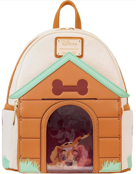 Loungefly I Heart Disney Dogs Dog House Triple Lenticular Mini Backpack