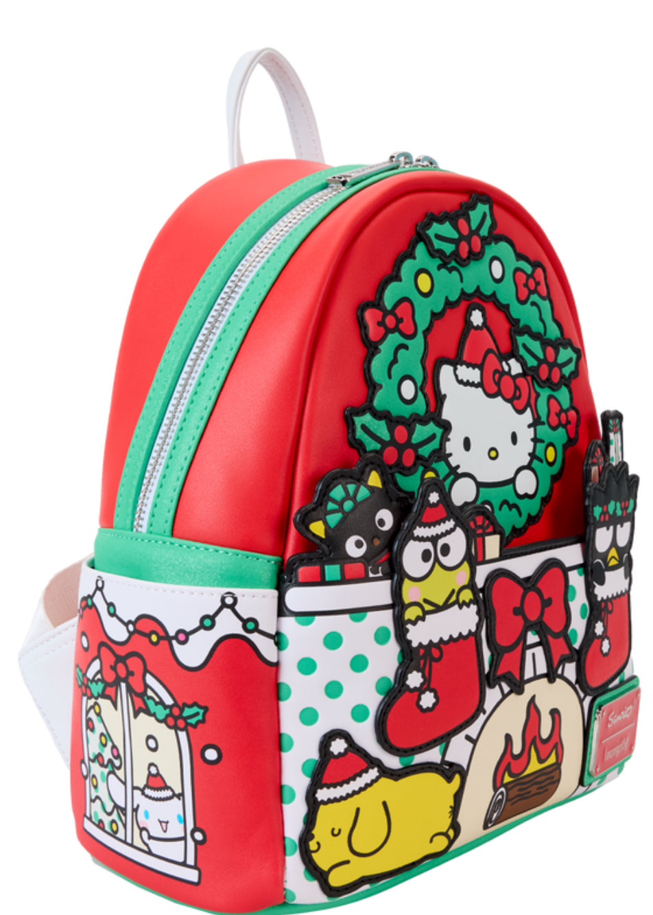 Loungefly Sanrio Hello Kitty & Friends Holiday Fire Place Mini Backpack
