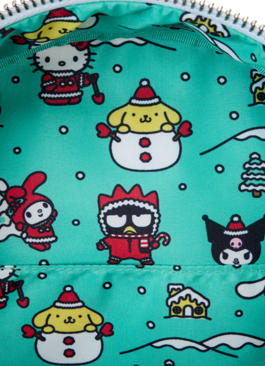 Loungefly Sanrio Hello Kitty & Friends Holiday Fire Place Mini Backpack