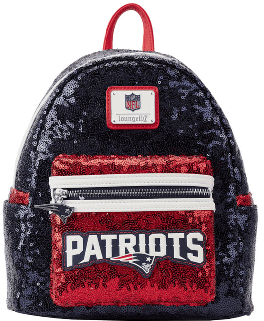 NFL New England Patriots Sequin Mini Backpack