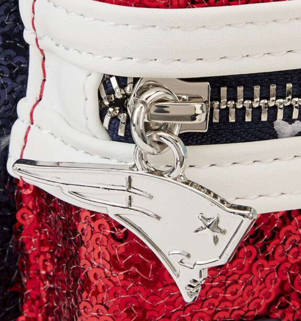 NFL New England Patriots Sequin Mini Backpack