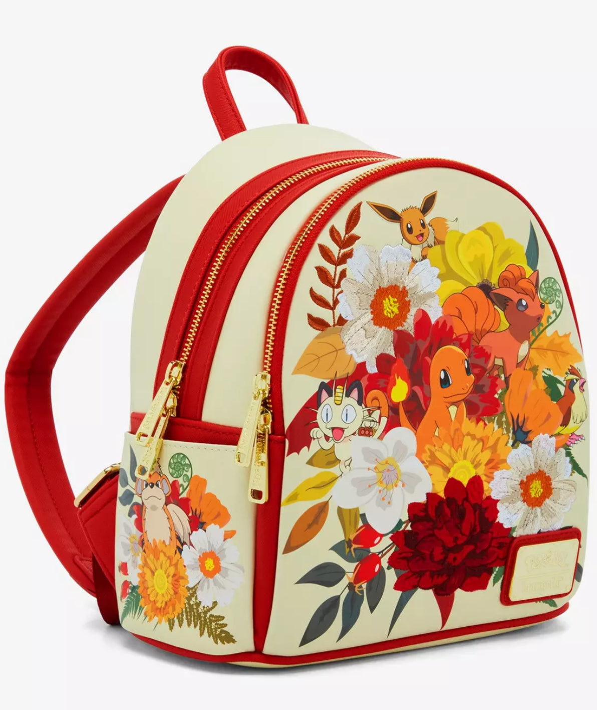 Loungefly Pokémon Charmander and Friends Floral Mini Backpack