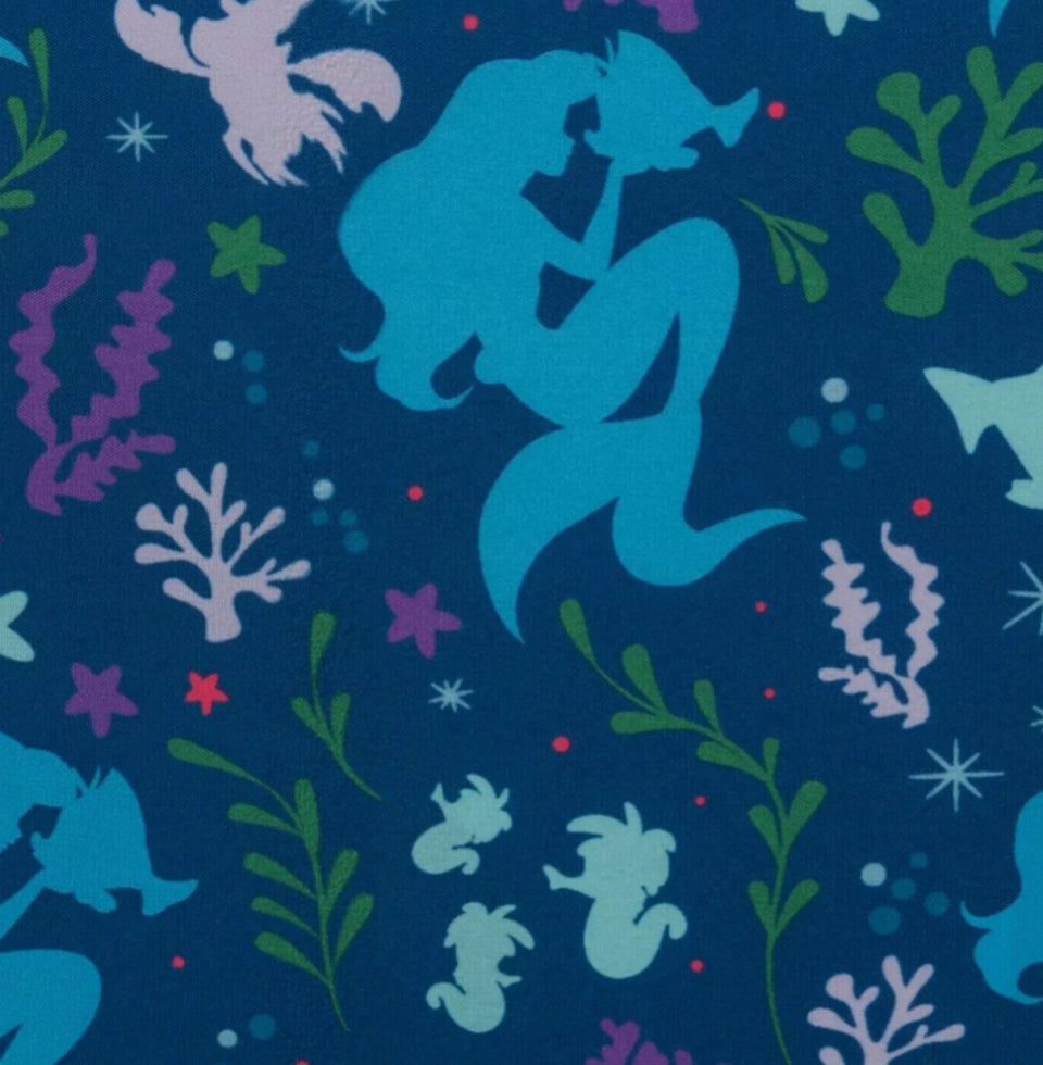 The Little Mermaid 35th Anniversary Glow-in-the-Dark Loungefly Mini Backpack