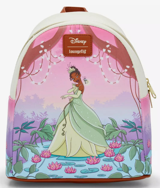 Loungefly Disney The Princess And The Frog Tiana Bayou Sunset Mini Backpack