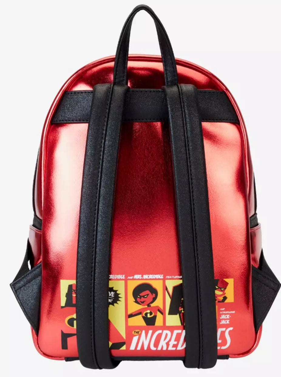 Loungefly Disney Pixar The Incredibles Suit Light-Up Mini Backpack With Coin Purse