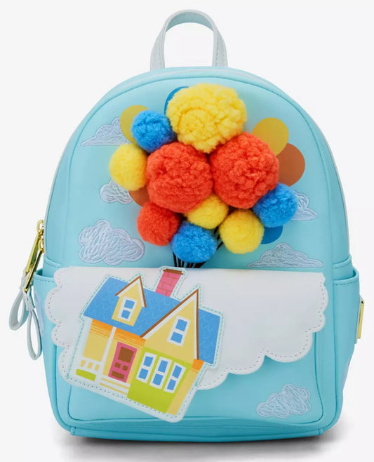 Loungefly Disney Pixar Up Floating House Pom Pom Mini Backpack
